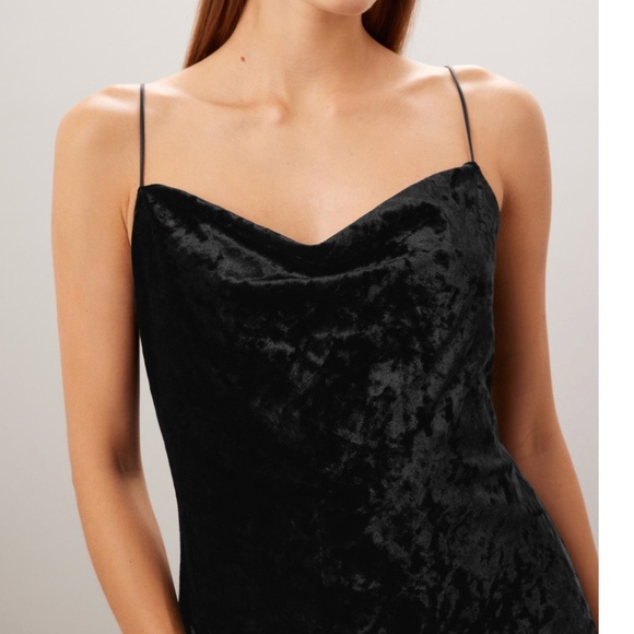 Obando Collective Velvet Maxi Dress Sz 14 - Picture 7 of 9